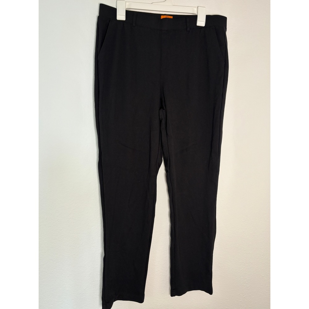 Mary Crafts Black Straight Leg Dress Pants Womens Size 16 QD032C Office Trousers
